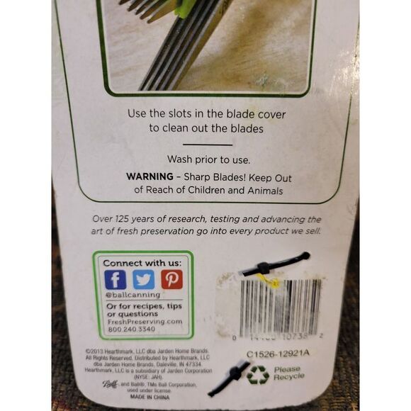 Ball 5-Blade Herb Scissors- NIP - Picture 4 of 6